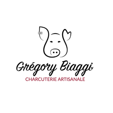 Black White Modern Handwritten Square Studio Logo